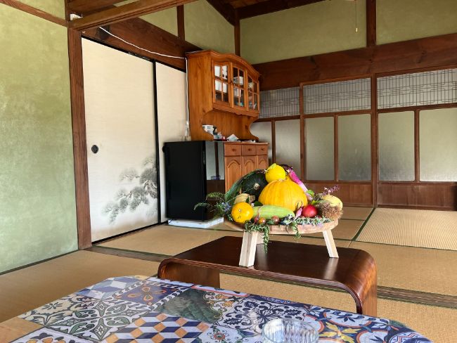 掘りごたつでイタリア料理